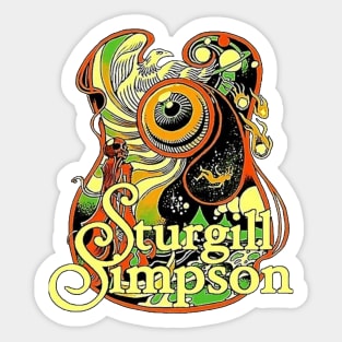 Sturgill simpson Eagle Eye Sticker